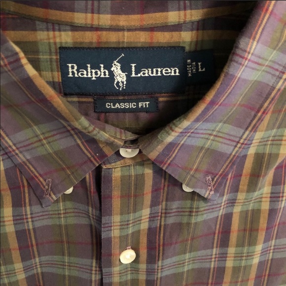 Ralph Lauren classic fit button down size large - Picture 6 of 6
